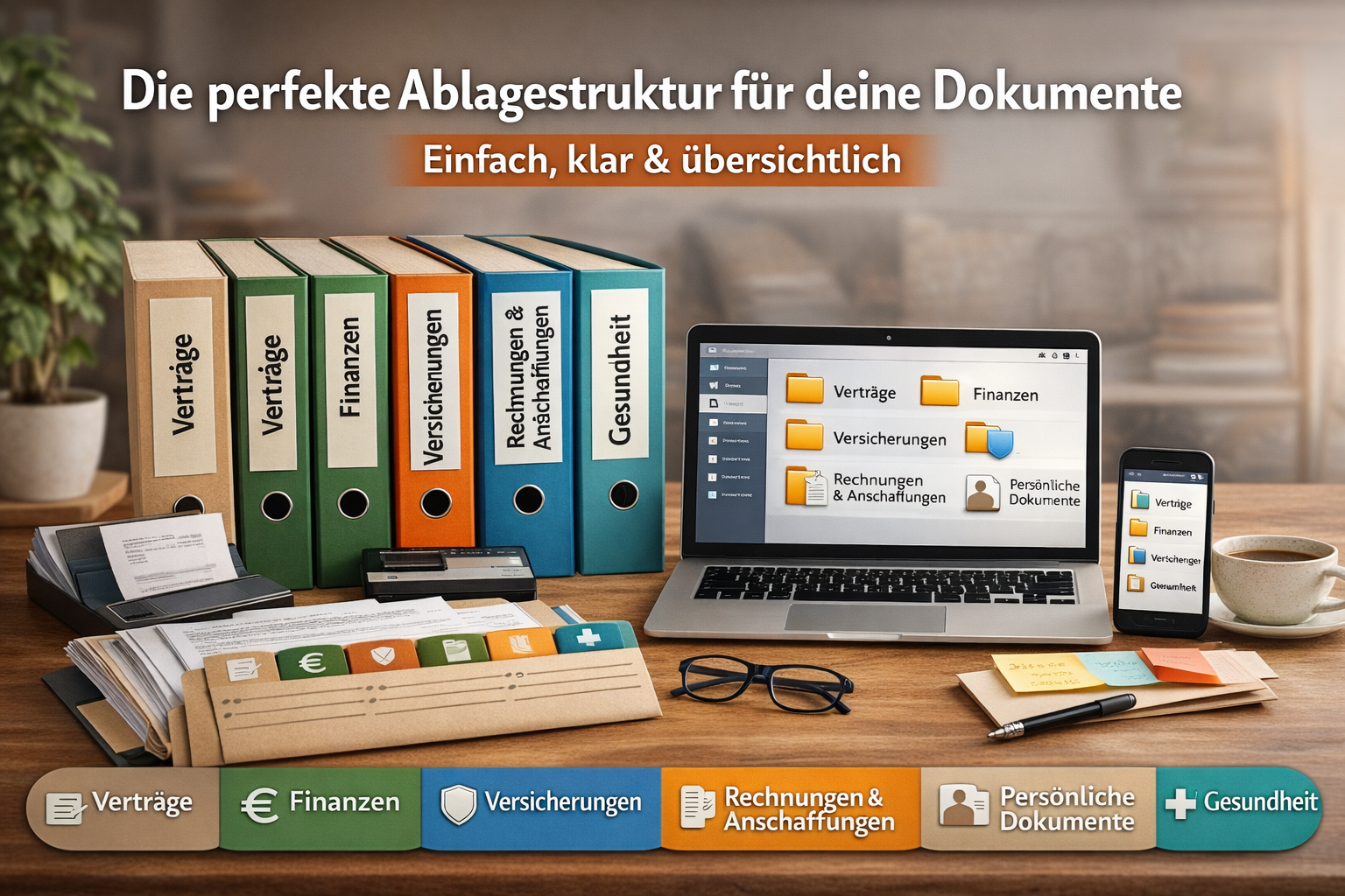 Die perfekte Ablagestruktur: So organisierst du deine Dokumente einmal richtig